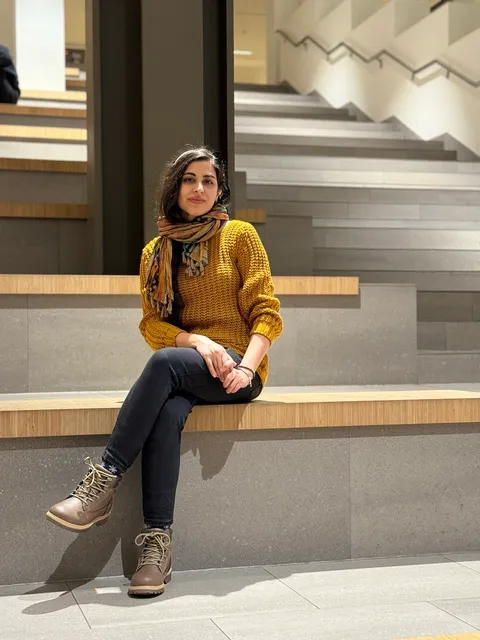 Mahnaz at Leiden University